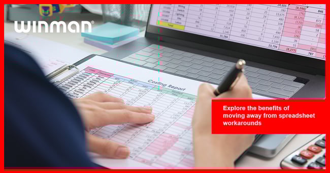  moving away from spreadsheets