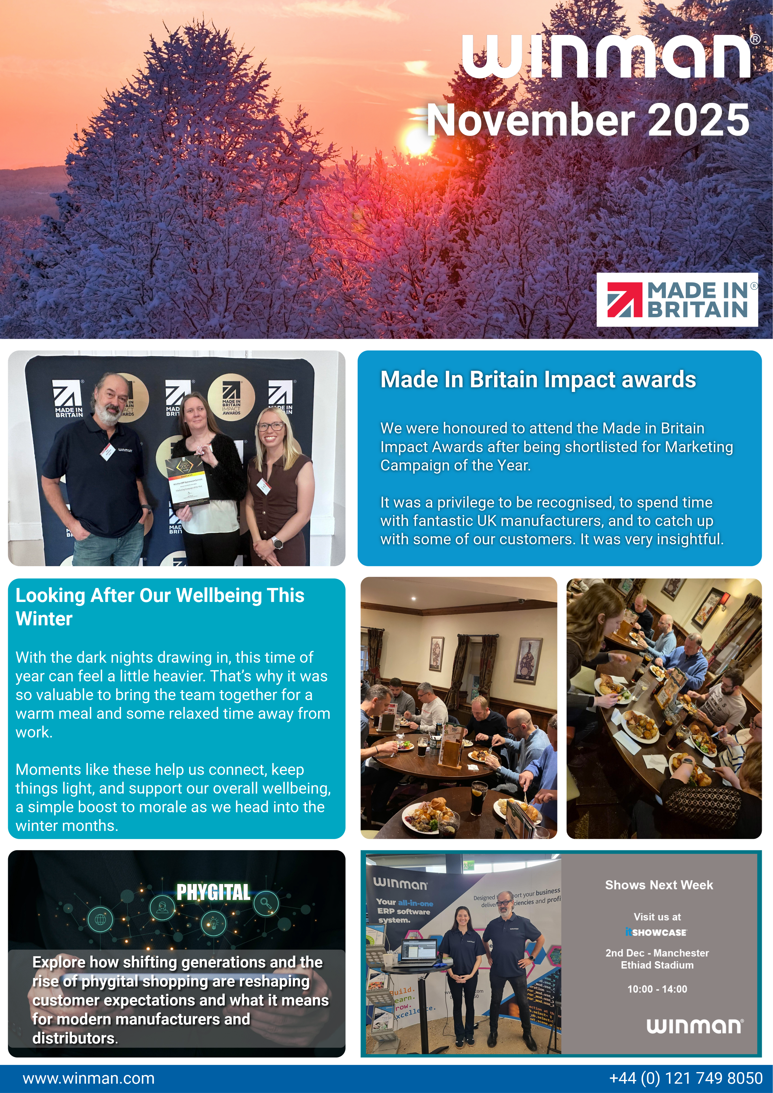 WinMan ERP Newsletter, Made In Britain, Mental Health